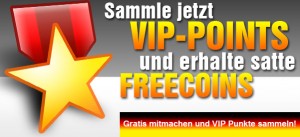 VIP Punkte & Freecoins